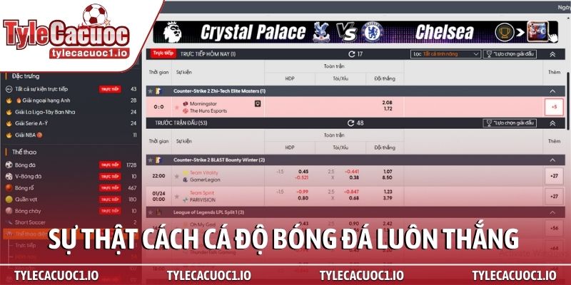 Cách cá độ bóng đá luôn thắng - Biến dữ liệu thành lợi nhuận 2 Sự thật cách cá độ bóng đá luôn thắng